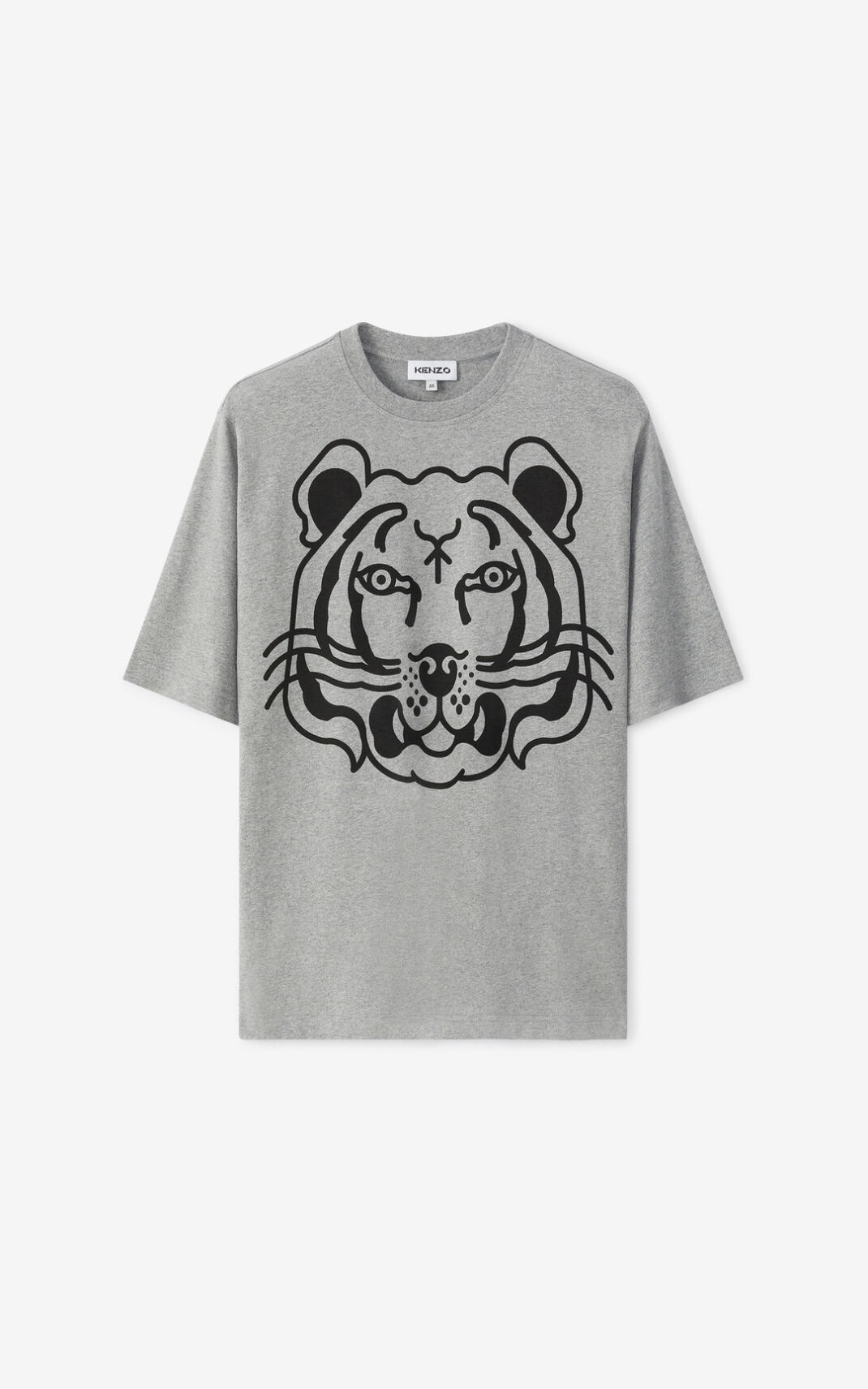 T Shirt Kenzo Homme K Tiger oversized Grise RQVEL-8049